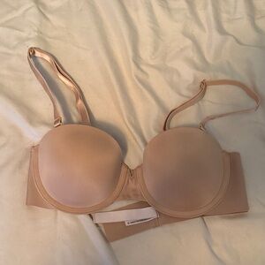 Victoria's Secret Beige Strapless Bra